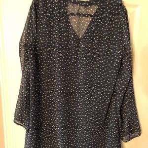 BCBG Blue Star Dress Size L
